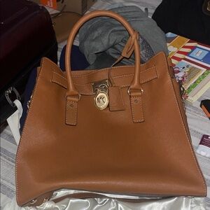 Michael Kors Brown Satchel Bag